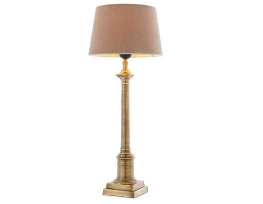 Bordslampa Cologne S Beige Velvet