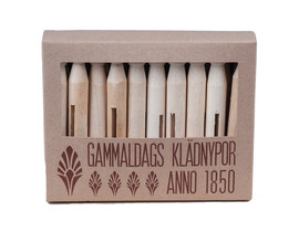 Gammaldags klädnypor 20-pack